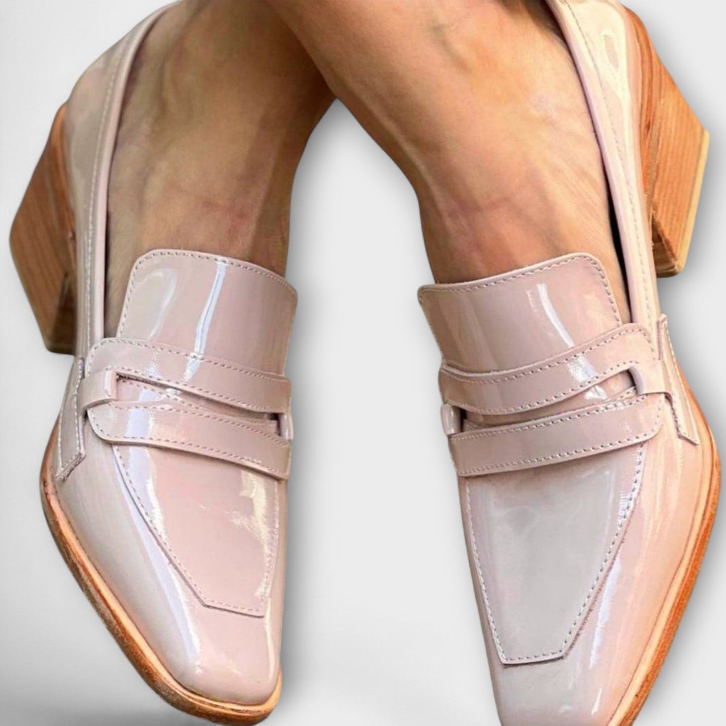 Blanca™ - Mocasines brillantes elegantes