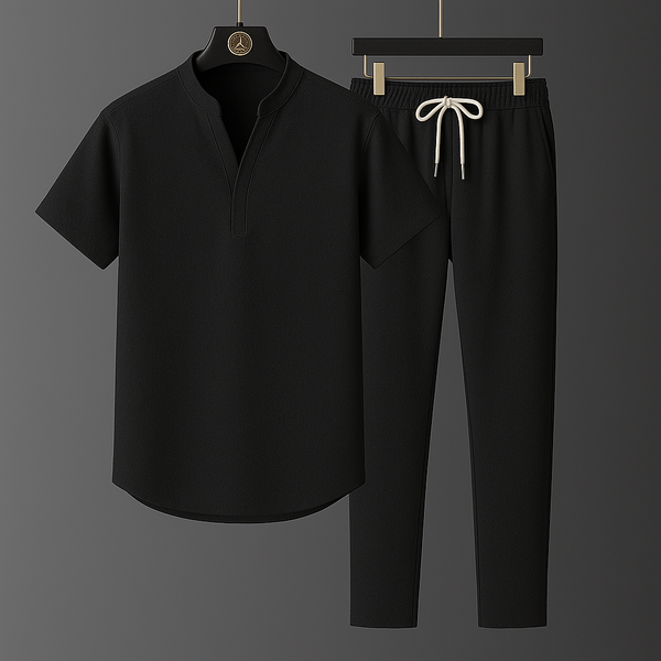 Thiago™ - Set masculino elegante de dos piezas cómodo y moderno