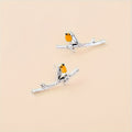 Boucles d'oreilles Cartoon Oiseau