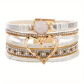 Bracelet Boho Multistrat en Cuir