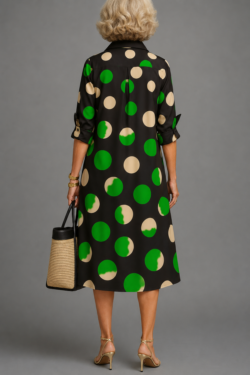 Vestido Noa™ | Vestido midi estampado con caída elegante