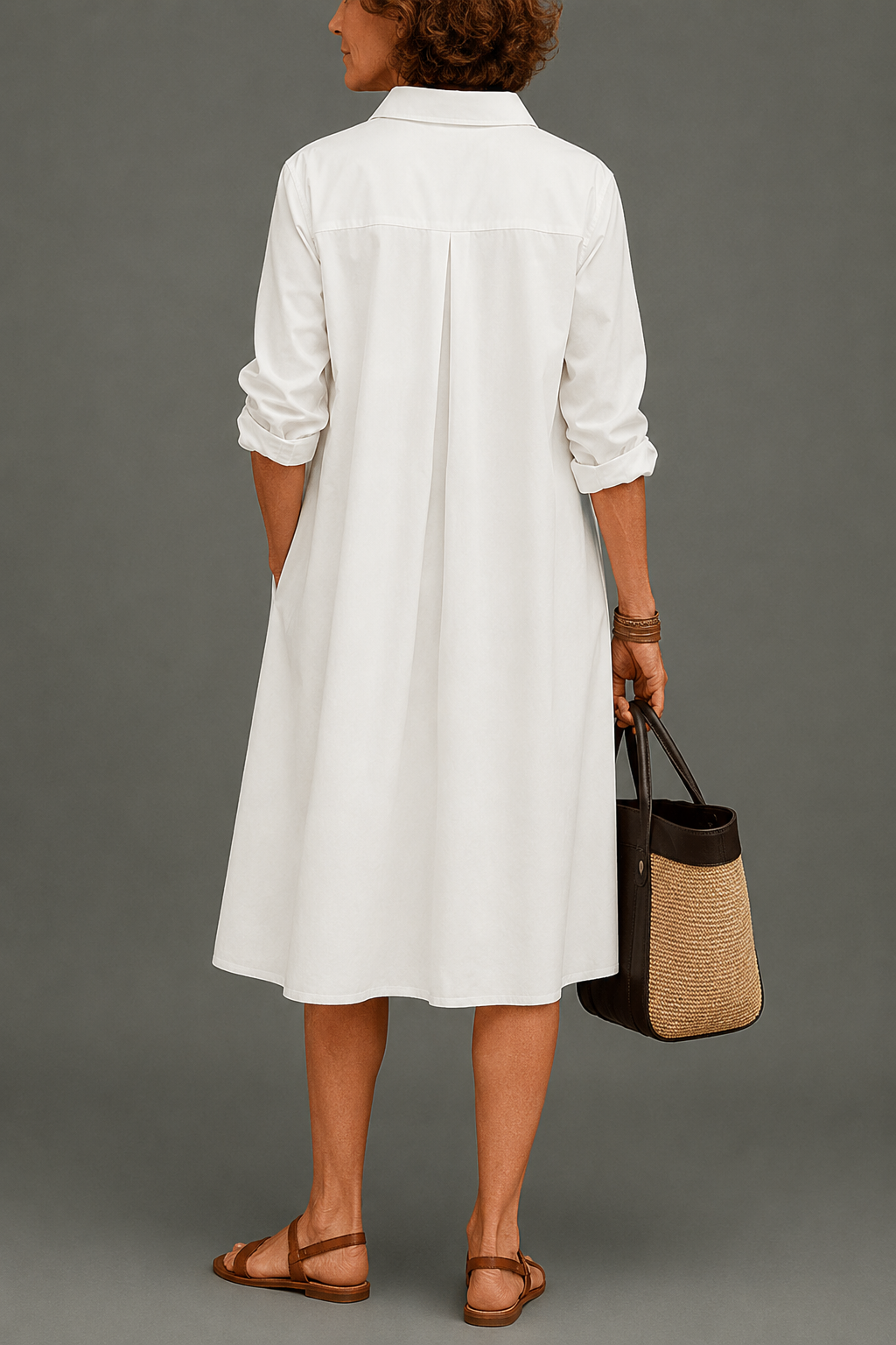 Vestido Sara™ | Vestido midi cuidado de estilo elegante