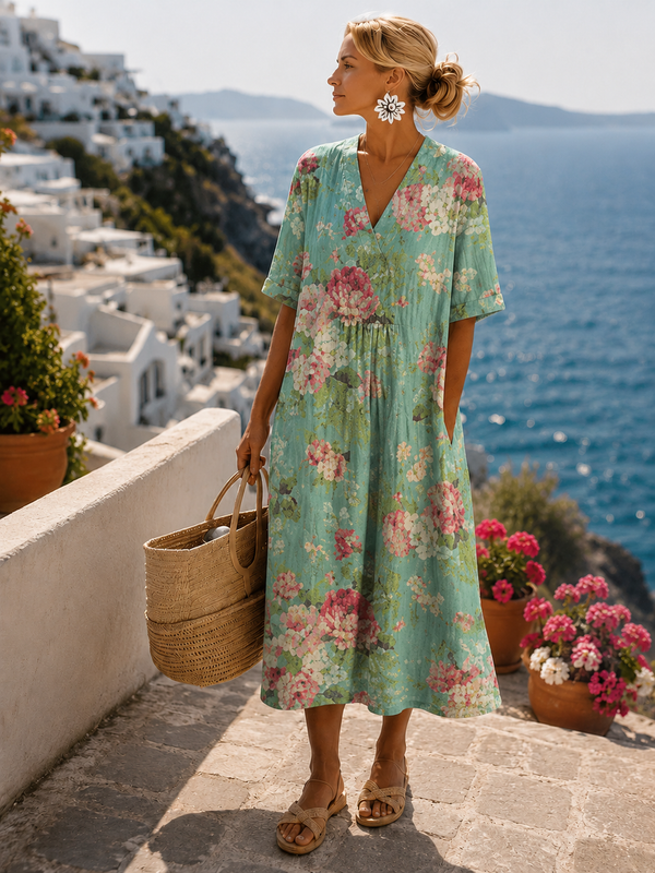 Vestido Flora™ | Midi floral ligero y fresco