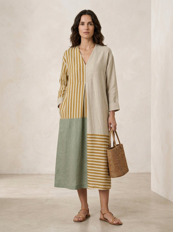 Vestido de verano estampado favorecedor