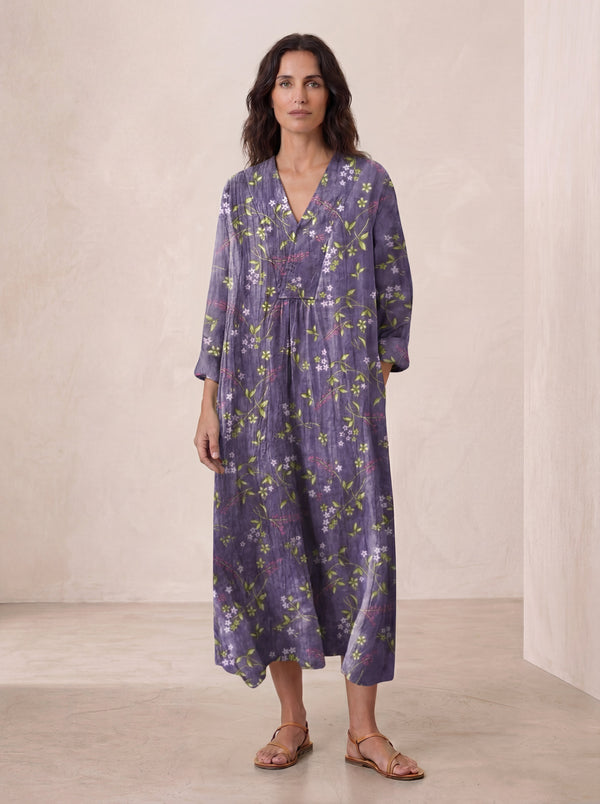 Vestido de verano estampado favorecedor