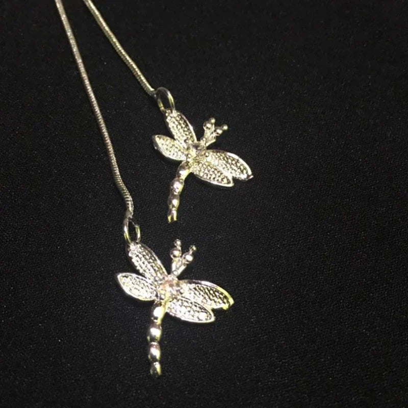 Collier avec Pendentif Libellule en Argent Sterling