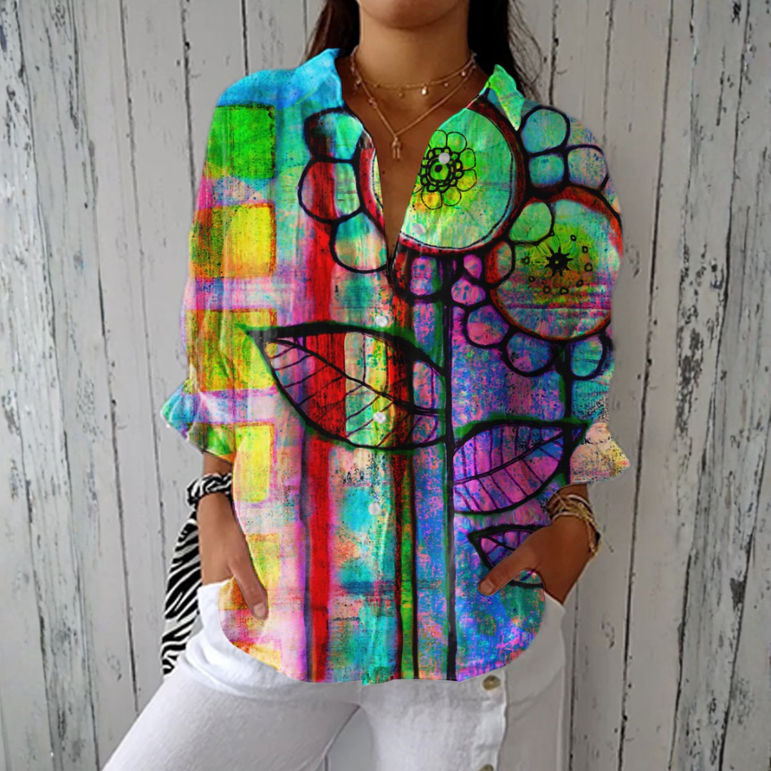 Camisa Elisa™ | Toque refinado con estampado moderno