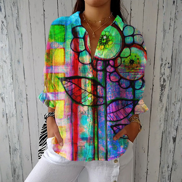 Camisa Elisa™ | Toque refinado con estampado moderno