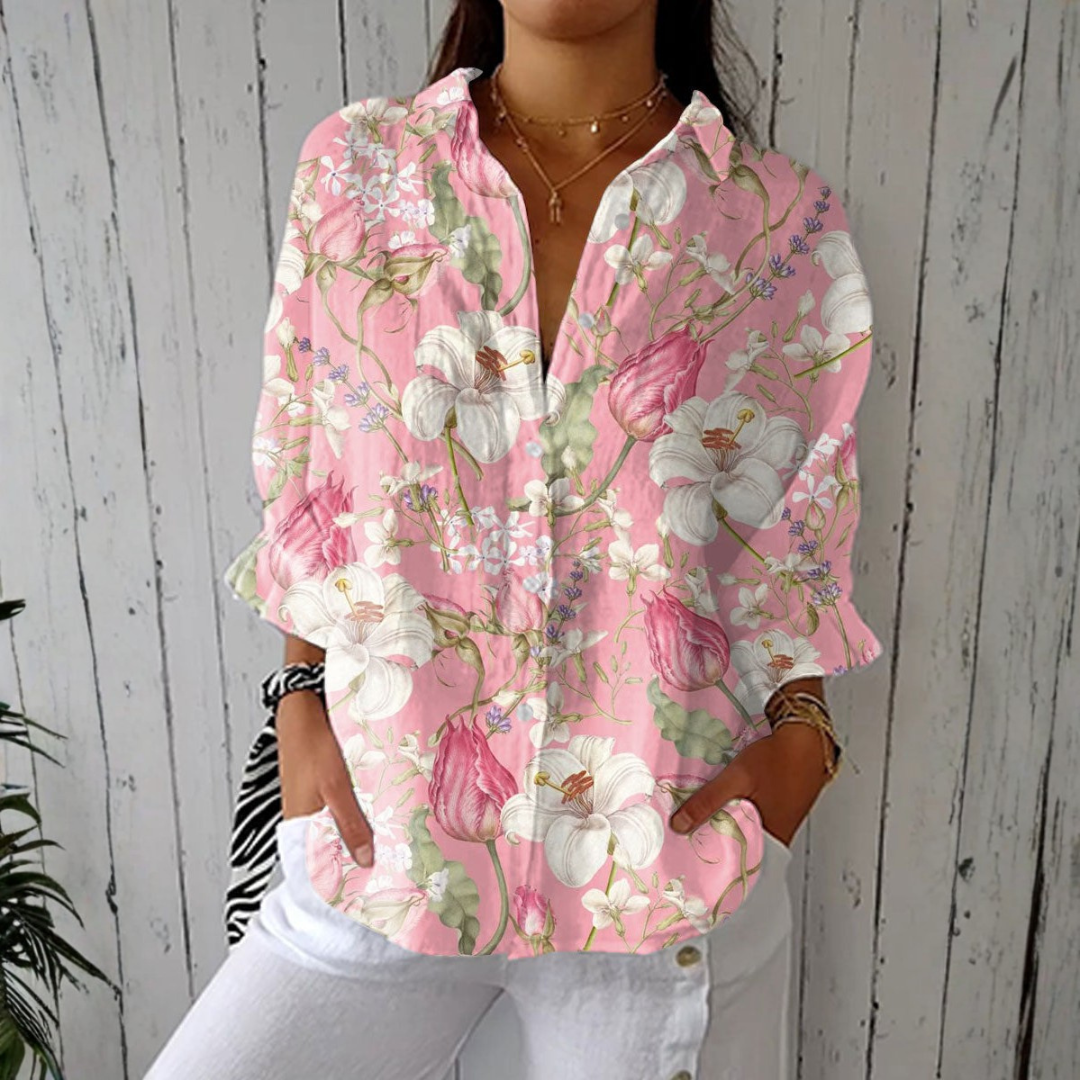 Camisa Nicole™ | Toque refinado con estampado moderno