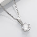 Collier Classique avec Pendentif en Zirconia