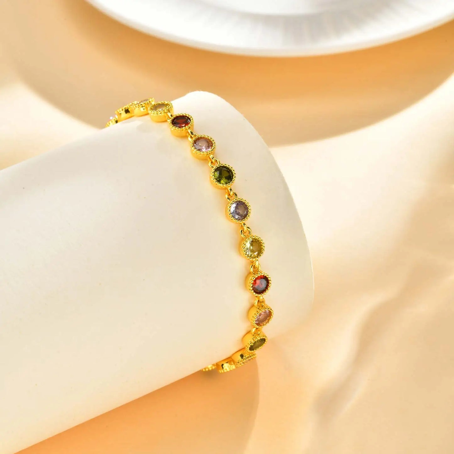 Bracelet Charm Arc-en-Ciel Lumineux