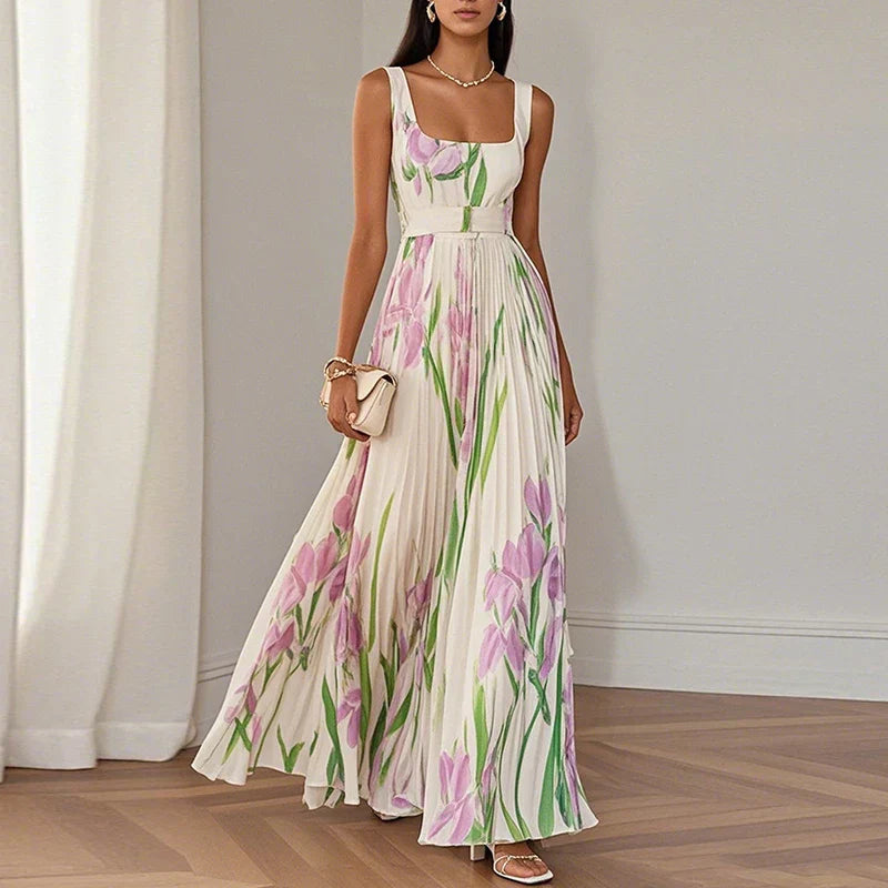 Ohiana™ | Vestido Maxi Linea Floral