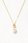 Collier Élégant avec Perle Dorée
