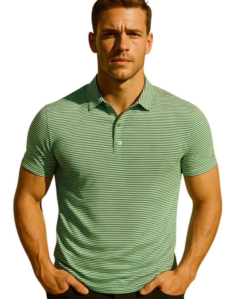 Vicente™ - Polo de Rayas Refinado