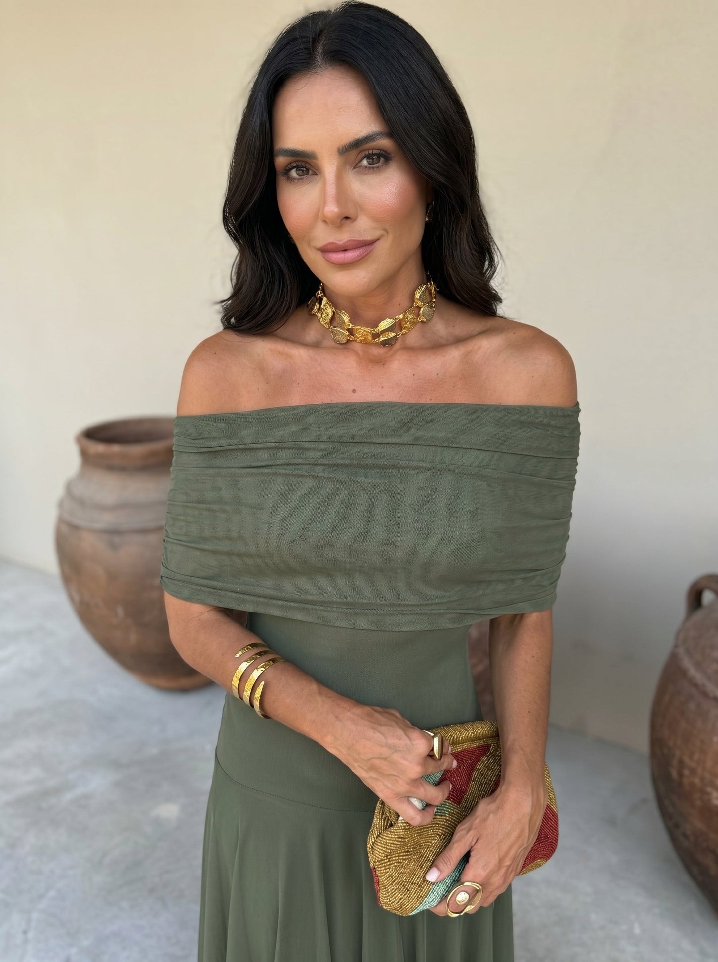Vestido Elegante Simba en Tul de Seda