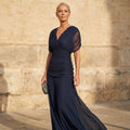 Eva™ | Vestido Azul Elegante