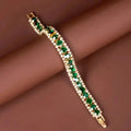 Bracelet vert et or