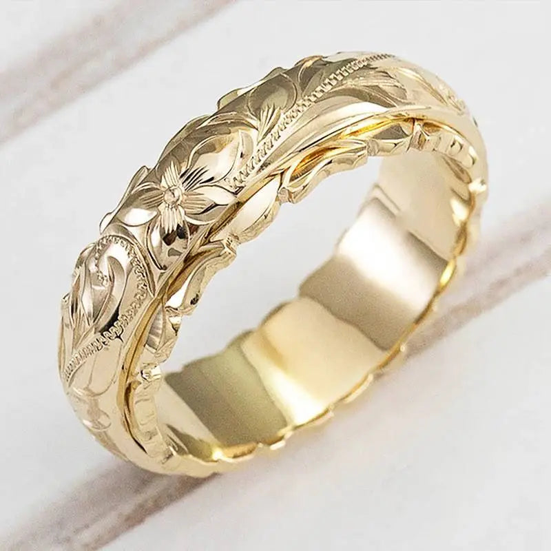 Anillo de Oro "Flor Antigua"