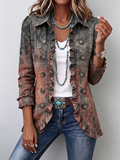 Beatriz™ | Chaqueta Degradada Texturizada con Volantes