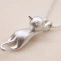 Collier Amusant avec Chaton en Argent 925