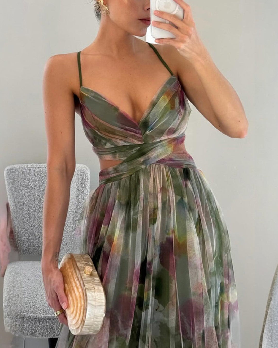 Gisela™ | Maxi Vestido Encantador con Estampado Floral