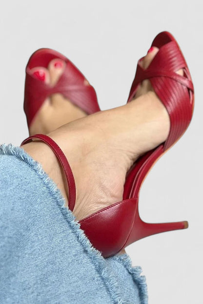 Huguette - Sandália com salto stiletto