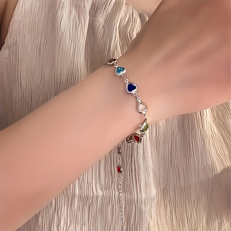 Bracelet unique en forme de cœur