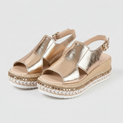 Martina™ | Sandalias Doradas Confort de Verano