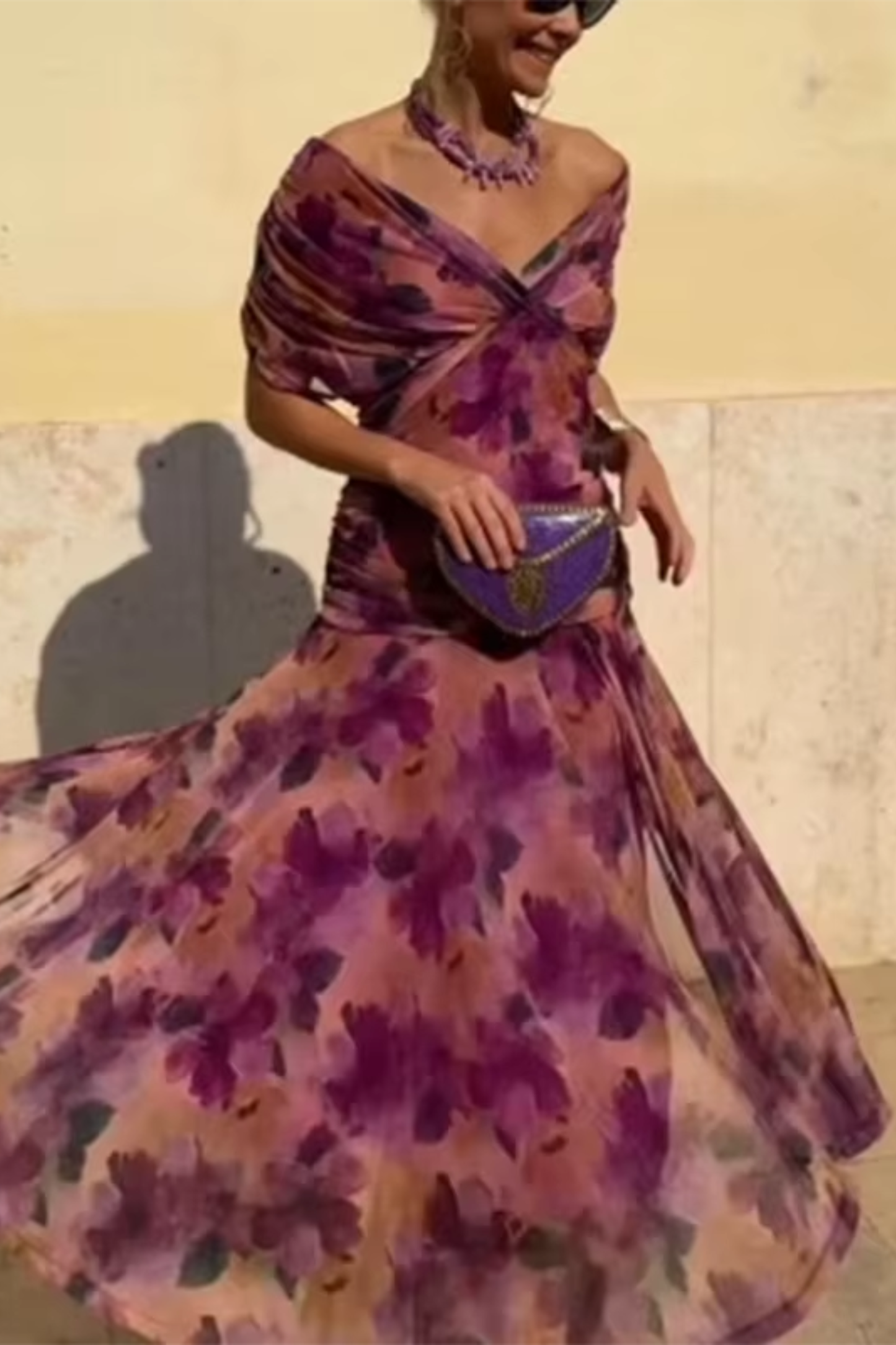 Valeria™ | Vestido de Noche Coral