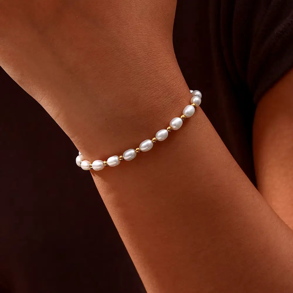 Bracelet Élégant Romantique avec Perles