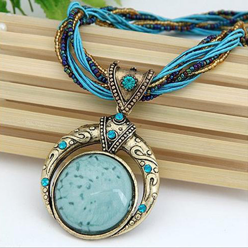Collier avec Pendentif Boho