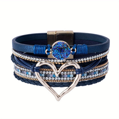 Bracelet Boho Multistrat en Cuir