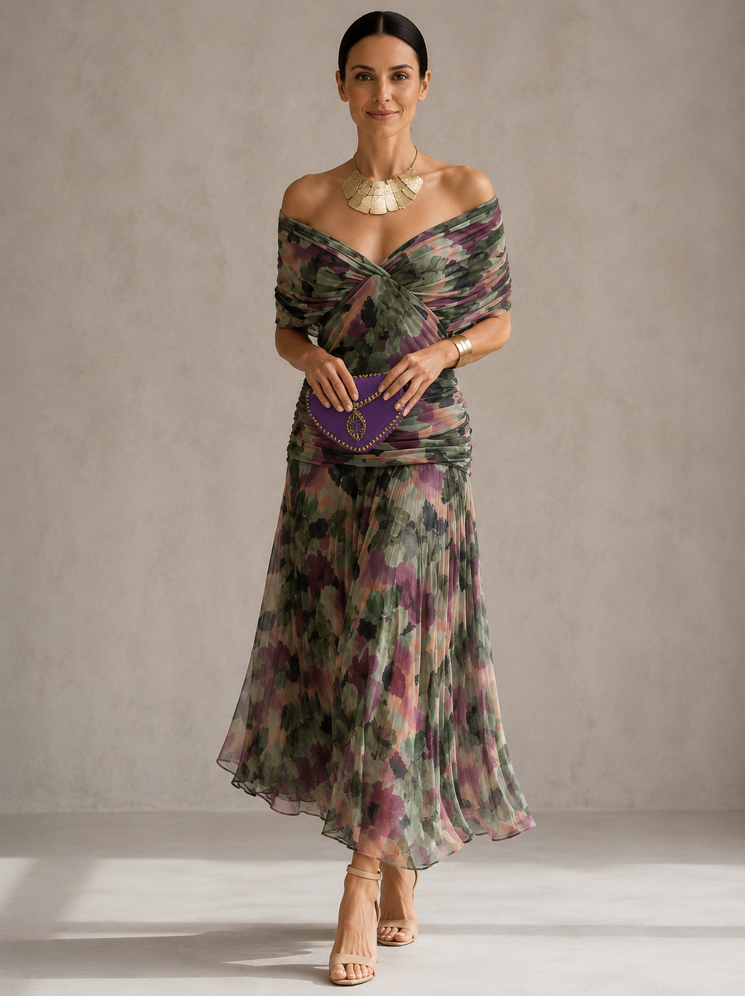 Valeria™ | Vestido de Noche Coral