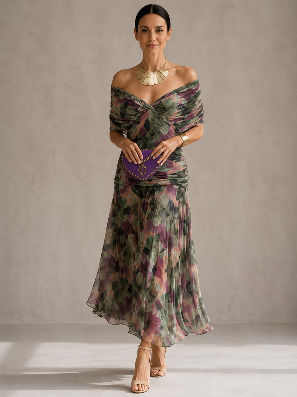 Valeria™ | Vestido de Noche Coral