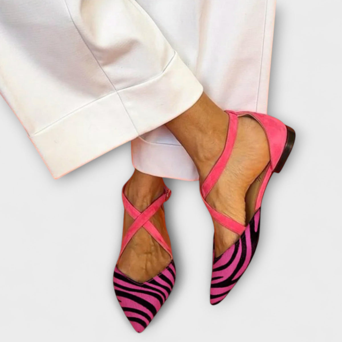 Blanca™ – Bailarina Safari Rosa