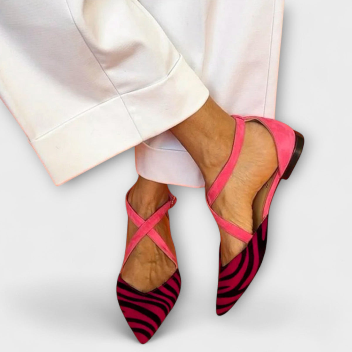 Blanca™ – Bailarina Safari Rosa