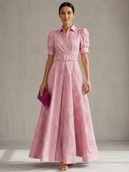 Aria™ | Vestido Corto con Mangas Globo