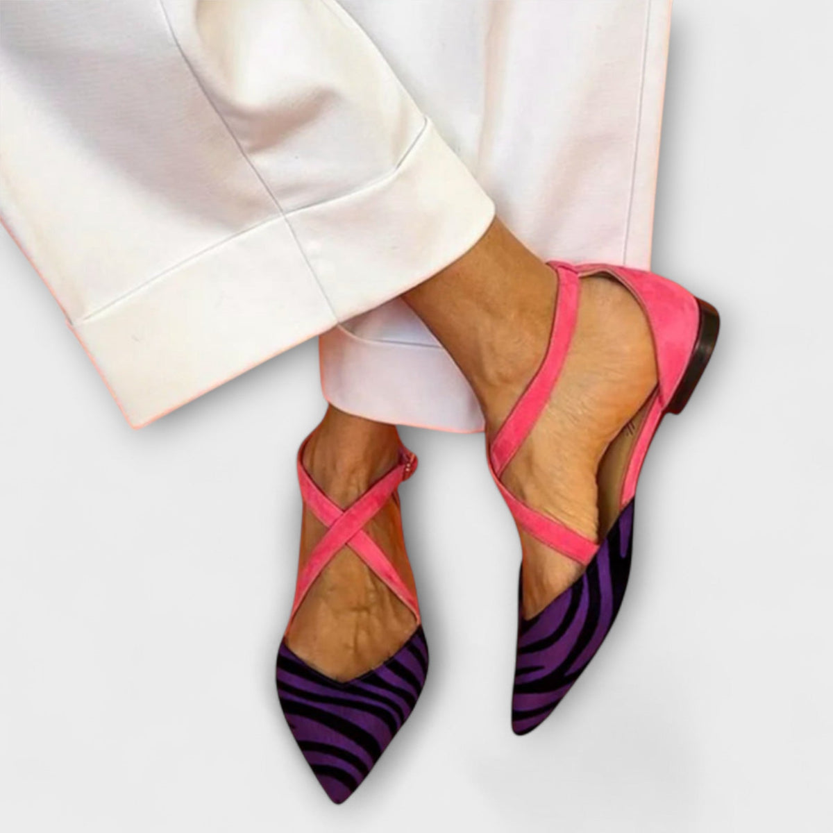 Blanca™ – Bailarina Safari Rosa