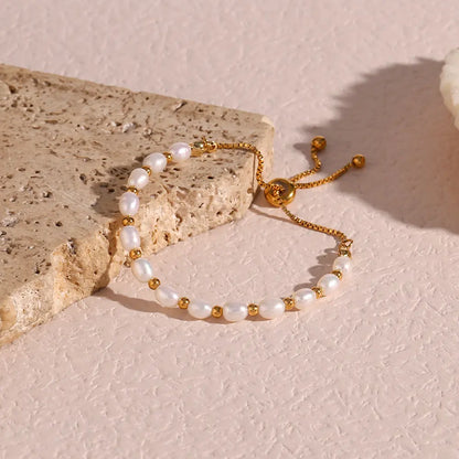 Bracelet Élégant Romantique avec Perles