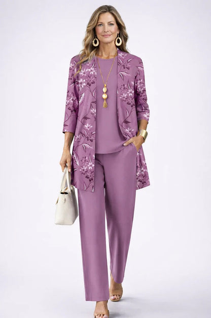 Carmen™ - Conjunto clásico elegante de tres piezas