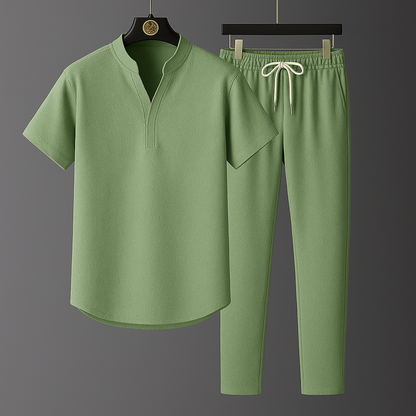 Thiago™ - Set masculino elegante de dos piezas cómodo y moderno