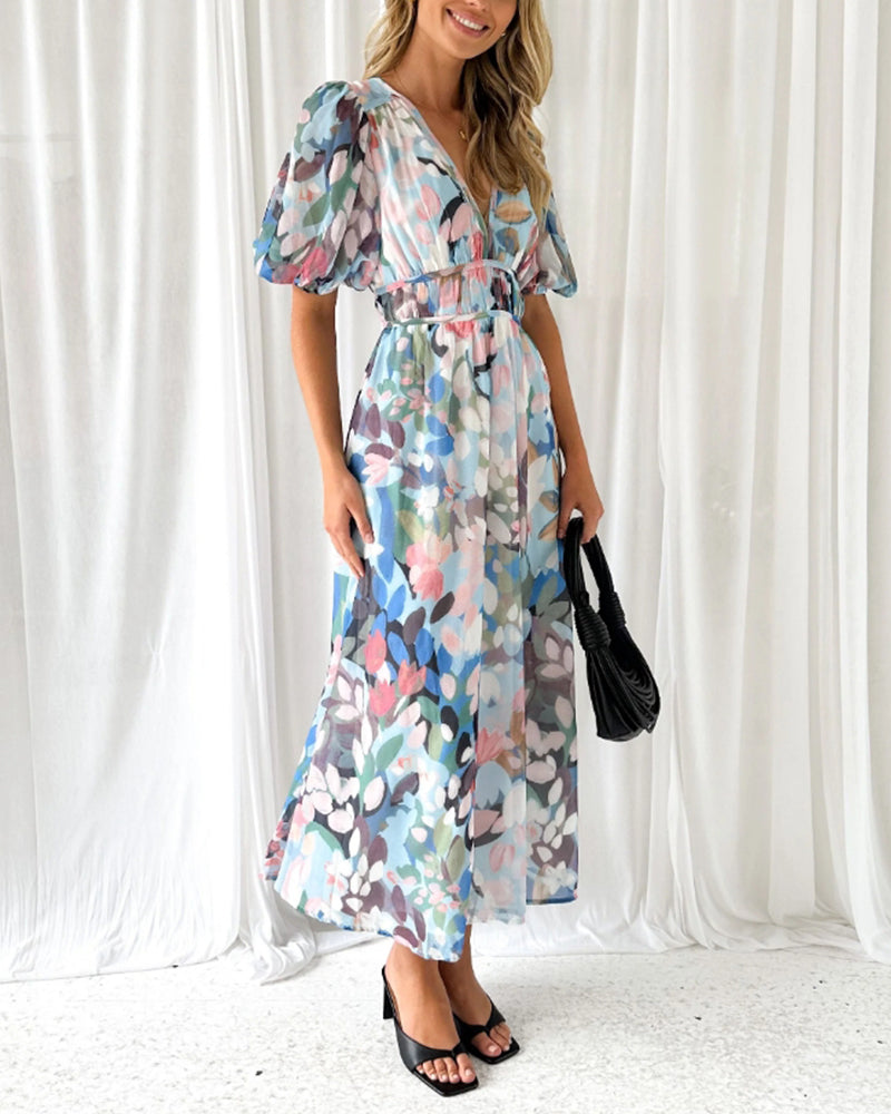 Celia™ | Vestido Femenino con Motivo Floral