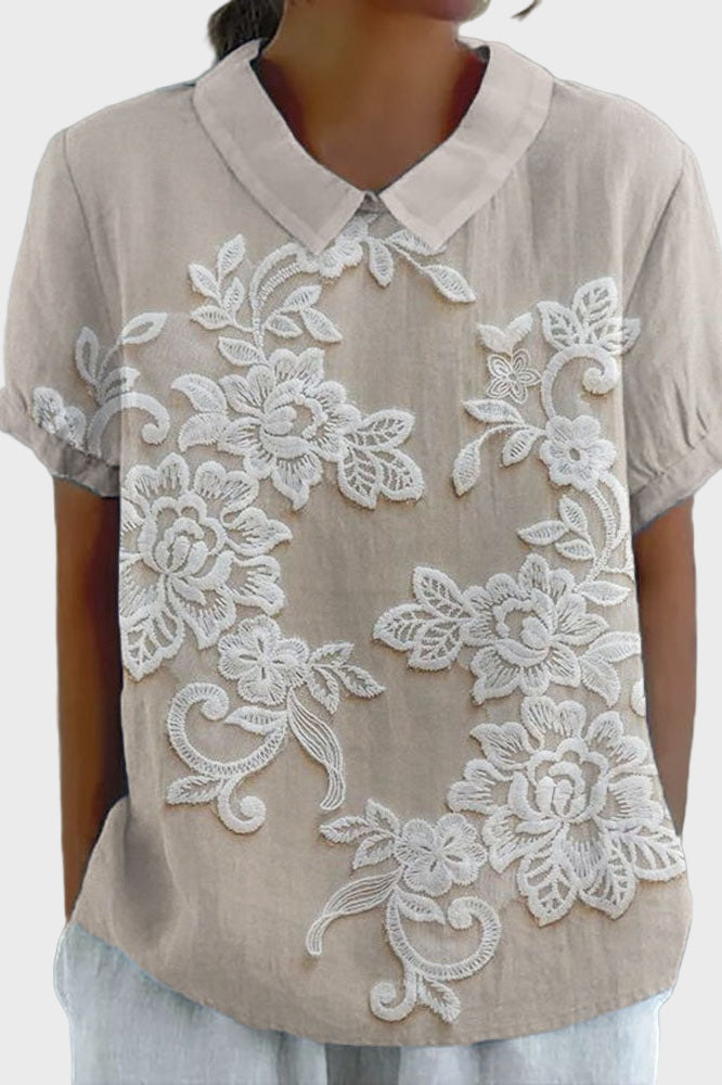Lily - Blusa con cuello