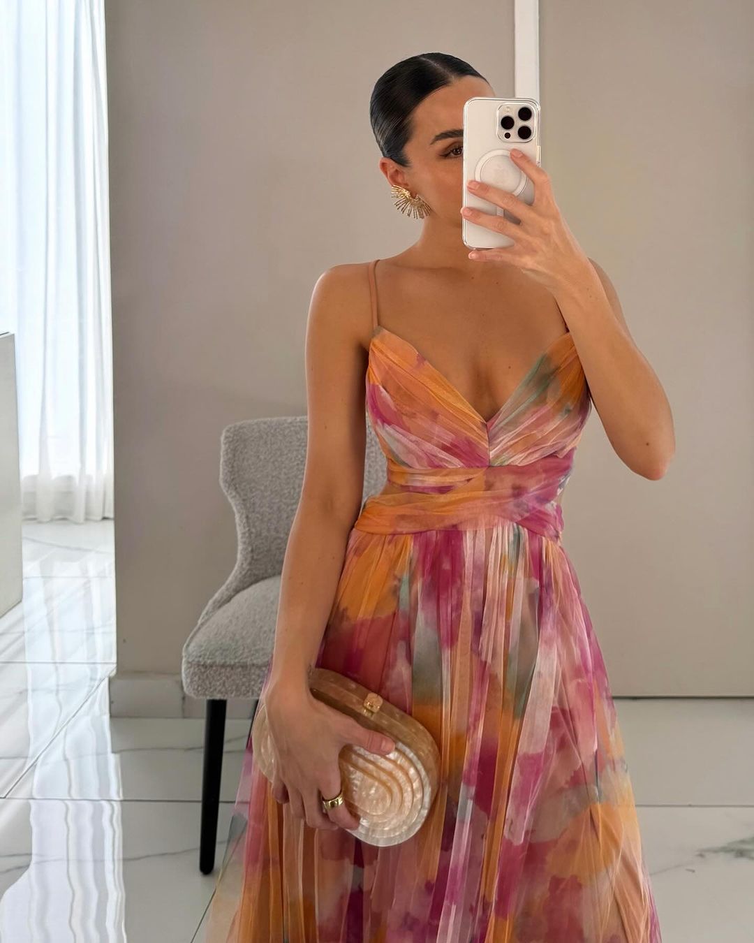 Gisela™ | Maxi Vestido Encantador con Estampado Floral