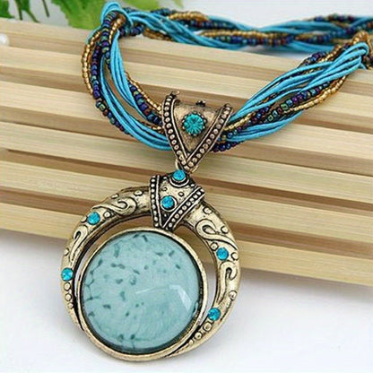 Collier avec Pendentif Boho