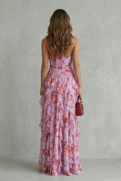 Vestido Largo Elegante con Cuello Halter