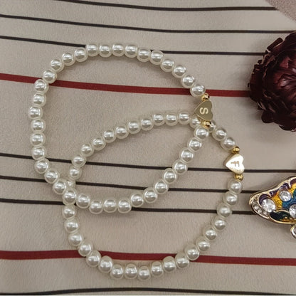 Bracelet Chic avec Initiale en Cœur (A–Z)