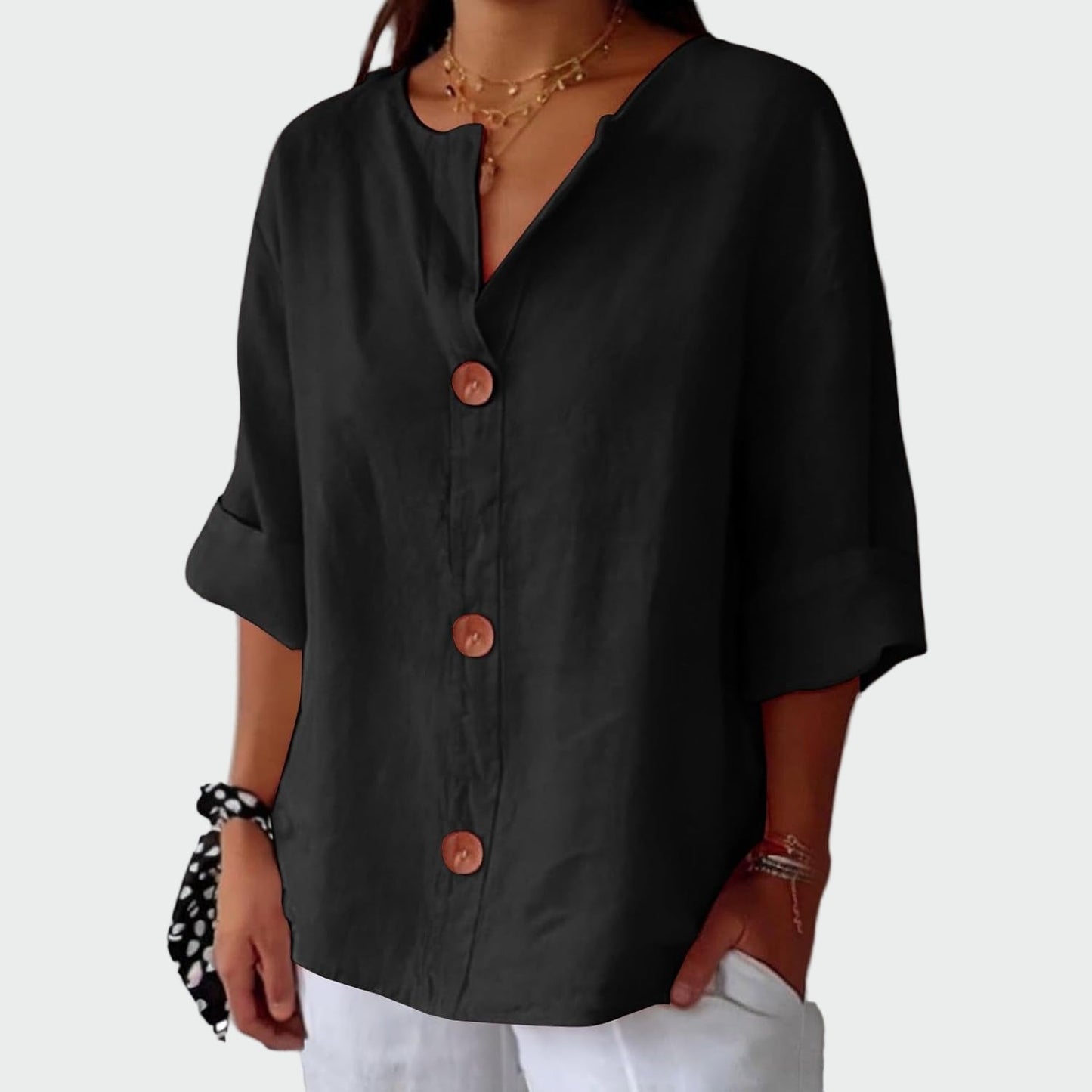 Sofia - Blusa casual con textura