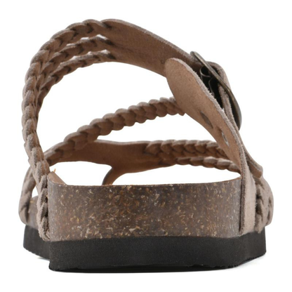 Blanca™ – Sandalias Trenzadas de Corcho Adriana