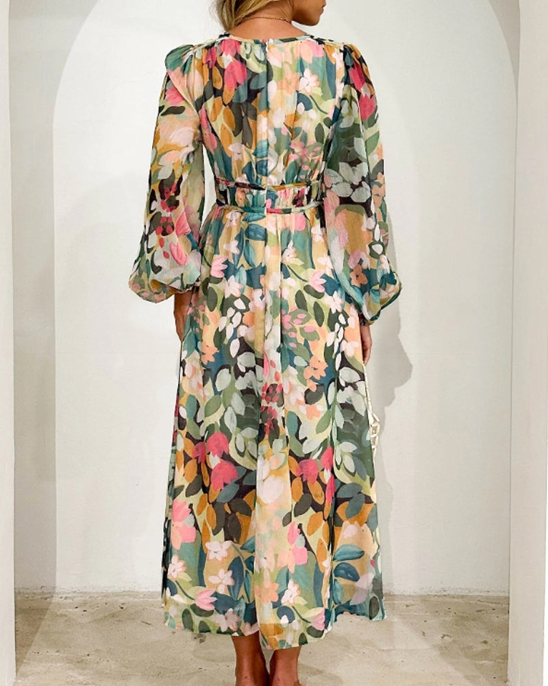 Celia™ | Vestido Femenino con Motivo Floral